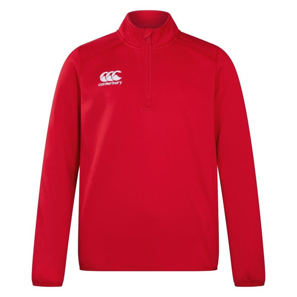 Canterbury Childrens/Kids Club QZ Midlayer / Flag Red
